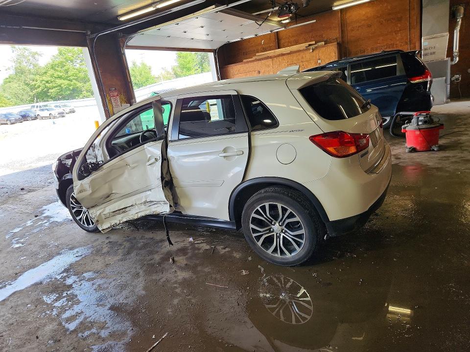 2017 Mitsubishi Outlander VIN JA4AR3AU4HZ009959 COPART salvage auction — FRONT END, Pa - Certificate Of Salvage, sold $300 on 2026-07-30 (photo 2)