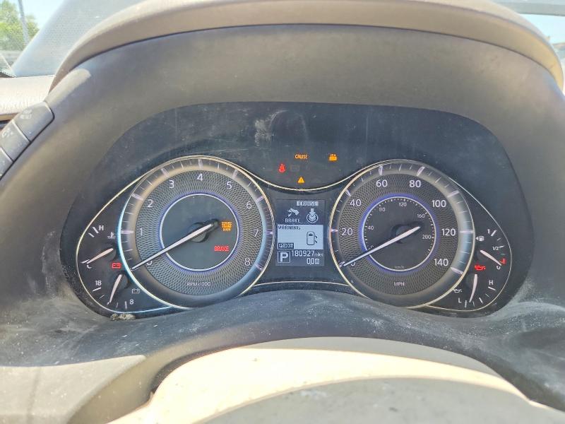 2014 Infiniti Qx80 VIN JN8AZ2NE1E9066235 COPART salvage auction — FRONT END, Oh - Certificate Of Title, sold $2,950 on 2026-07-31 (photo 9)