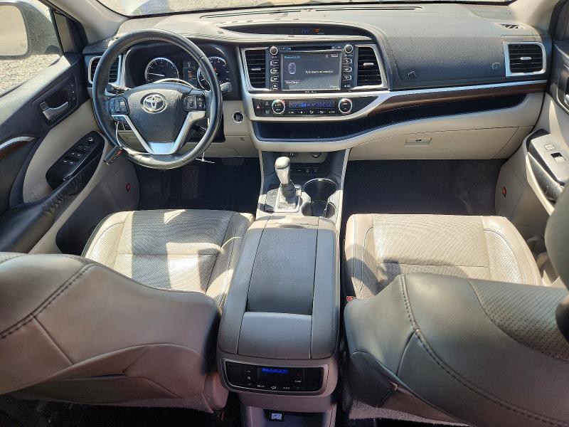2015 Toyota Highlander VIN 5TDDKRFH9FS188665 COPART salvage auction — FRONT END, Co - Public - Salvage Title, sold $8,600 on 2026-07-09 (photo 8)