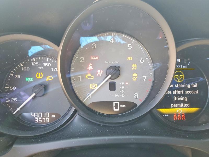 2024 Porsche Macan VIN WP1AG2A58RLB36764 COPART salvage auction — FRONT END, Fl - Cert Of Title Slvg Rebuildable, sold $7,200 on 2026-07-28 (photo 9)