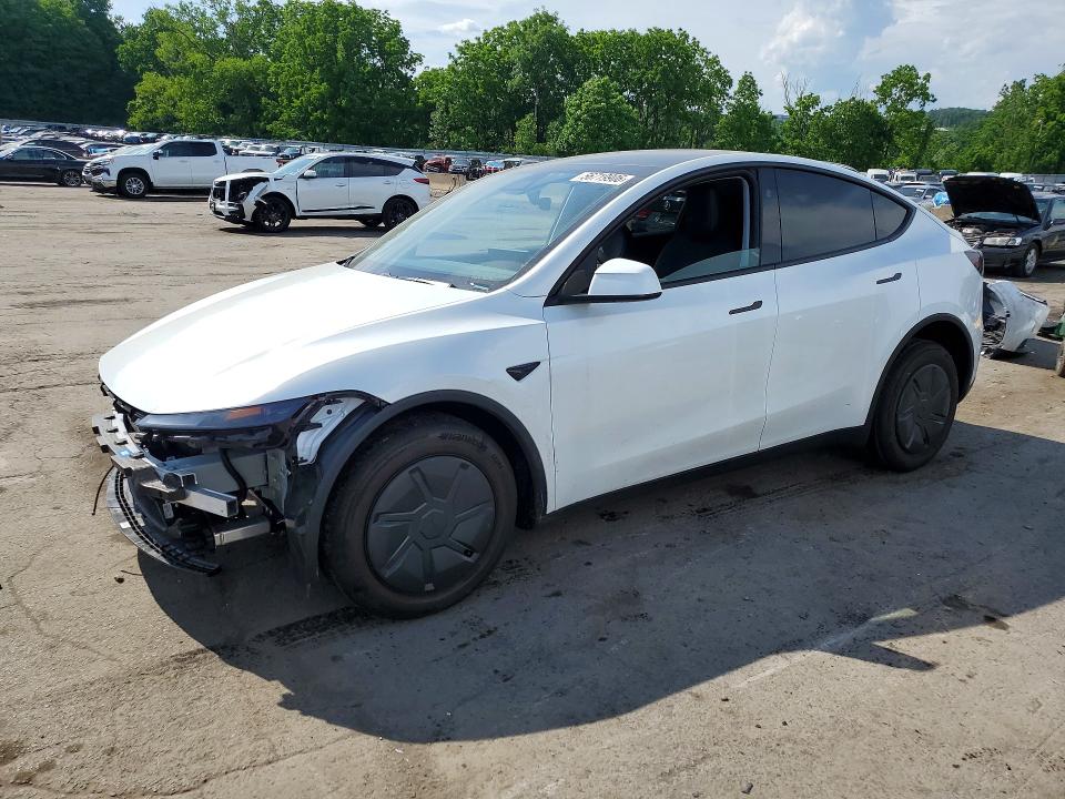 2026 Tesla Model y VIN 7SAYGDEE3TA649789 COPART salvage auction — FRONT END, Ny - Mv-907A Salvage Certificate, sold $22,800 on 2026-07-07 (photo 1)