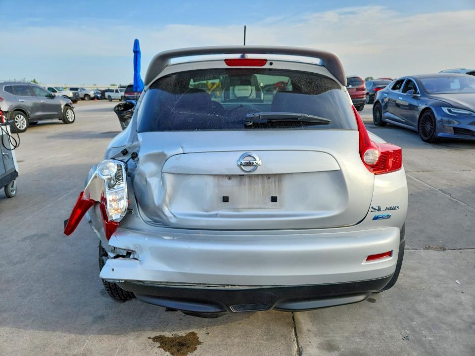 2014 Nissan Juke VIN JN8AF5MV7ET481333 COPART salvage auction — REAR END, Tx - Salvage Vehicle Title, sold $1,150 on 2026-07-09 (photo 6)