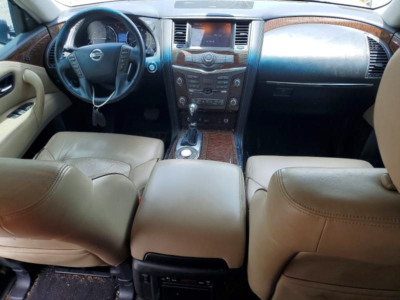 2017 Nissan Armada VIN JN8AY2NF4H9301369 COPART salvage auction — FRONT END, Tx - Salvage Vehicle Title, sold $250 on 2026-07-28 (photo 8)