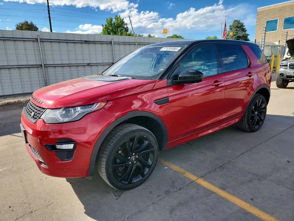 2017 Land rover Discovery VIN SALCR2BG0HH689892 COPART salvage auction — FRONT END, Co - Certificate Of Title, sold $3,050 on 2026-07-08 (photo 1)