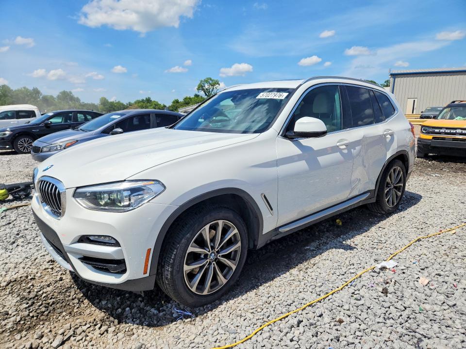 2019 BMW X3 VIN 5UXTR7C52KLR45647 COPART salvage auction — SIDE, AL - CERT OF TITLE-SALVAGE TITLE, sold $7,900 on 2026-07-28 (photo 1)