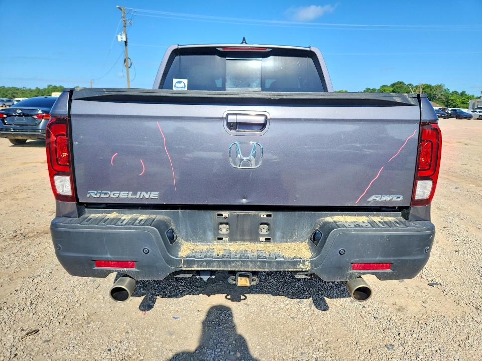 2022 Honda Ridgeline VIN 5FPYK3F70NB014824 COPART salvage auction — FRONT END, Fl - Cert Of Title Slvg Rebuildable, sold $8,100 on 2026-08-18 (photo 6)