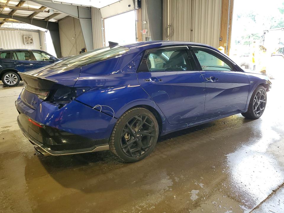 2025 Hyundai Elantra VIN KMHLR4DF1SU952490 COPART salvage auction — FRONT END, Pa - Certificate Of Salvage, sold $9,000 on 2026-07-15 (photo 3)
