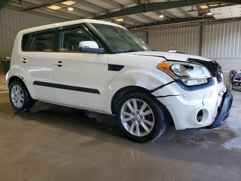 2013 Kia Soul VIN KNDJT2A64D7522380 COPART salvage auction — FRONT END, Pa - Certificate Of Salvage, sold $500 on 2026-07-15 (photo 4)