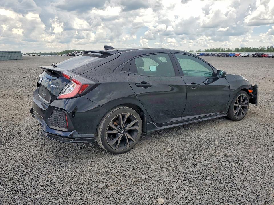 2017 Honda Civic VIN SHHFK7H43HU306853 COPART salvage auction — FRONT END, On - Permit Salvage, sold $2,100 on 2026-07-14 (photo 3)
