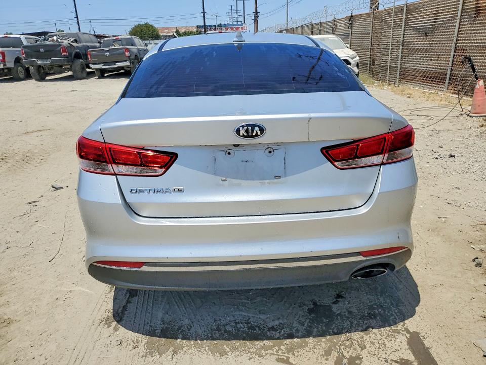 2016 Kia VIN 5XXGT4L37GG021200 COPART salvage auction — FRONT END, Ca - Salvage Certificate, sold $1,700 on 2026-07-02 (photo 6)