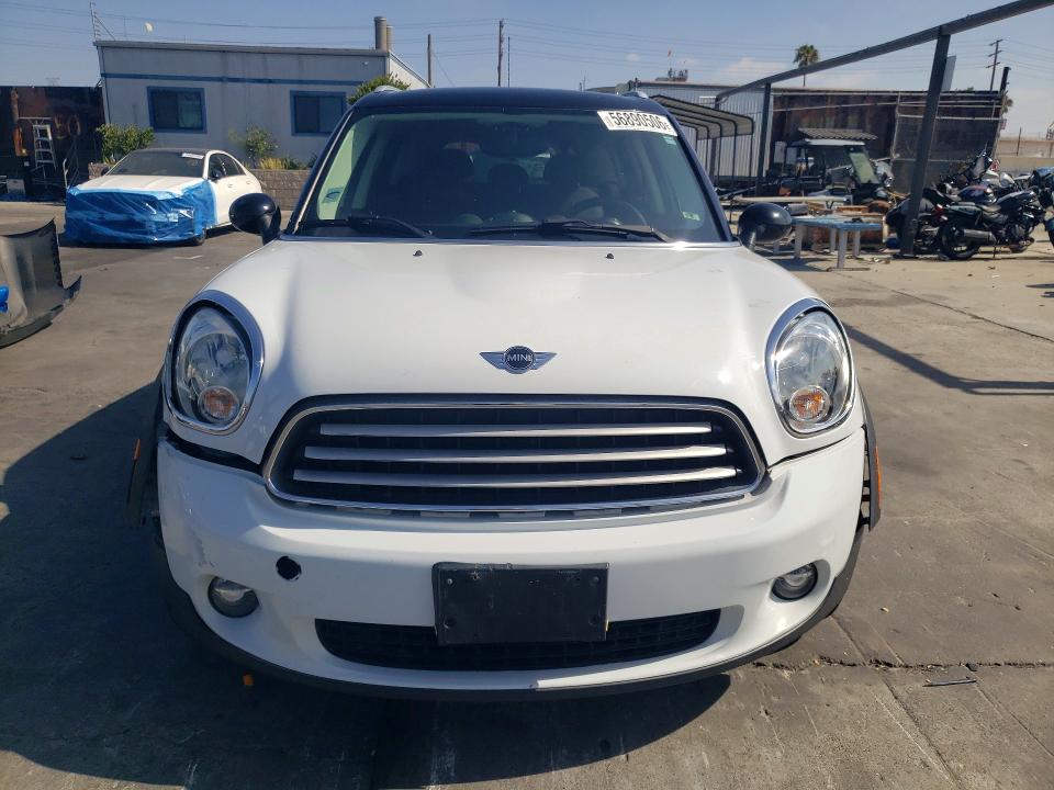 2013 Mini Cooper VIN WMWZB3C59DWM08586 COPART salvage auction — FRONT END, Ca - Salvage Certificate, sold $950 on 2026-07-06 (photo 5)
