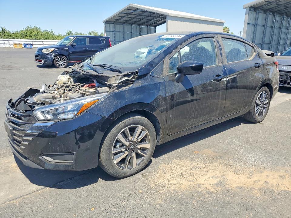 2025 Nissan Versa VIN 3N1CN8EV1SL830917 COPART salvage auction — FRONT END, Fl - Cert Of Title Slvg Rebuildable (P), sold $2,700 on 2026-07-09 (photo 1)