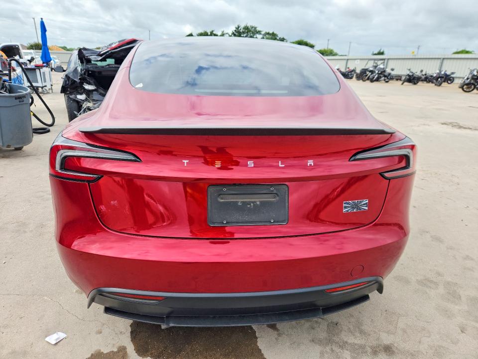2024 Tesla Model 3 VIN 5YJ3E1ET5RF830219 COPART salvage auction — FRONT END, Tx - Salvage Vehicle Title, sold $16,100 on 2026-07-27 (photo 6)