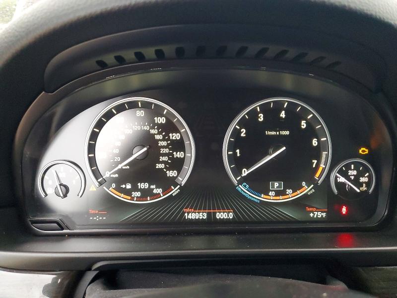 2015 BMW 5 series VIN WBA5A7C58FD621827 COPART salvage auction — MECHANICAL, Md - Certificate Of Title, sold $1,350 on 2026-07-20 (photo 9)