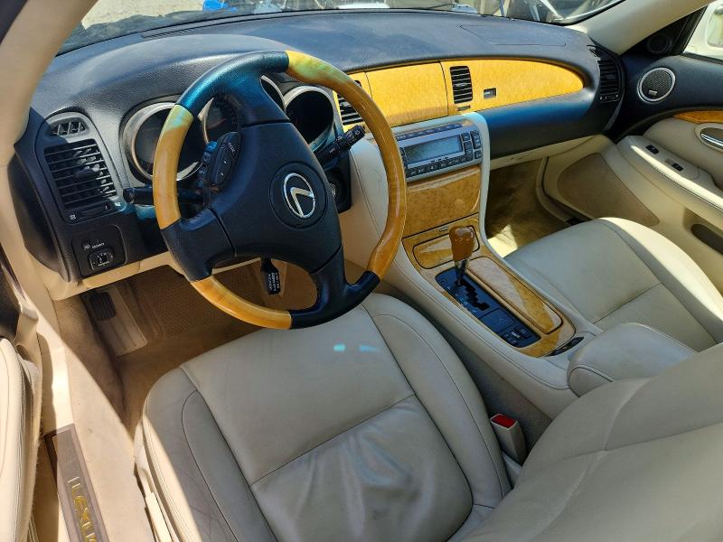 2004 Lexus Sc VIN JTHFN48Y740057961 COPART salvage auction — FRONT END, Ca - Salvage Certificate, sold $1,700 on 2026-07-21 (photo 8)