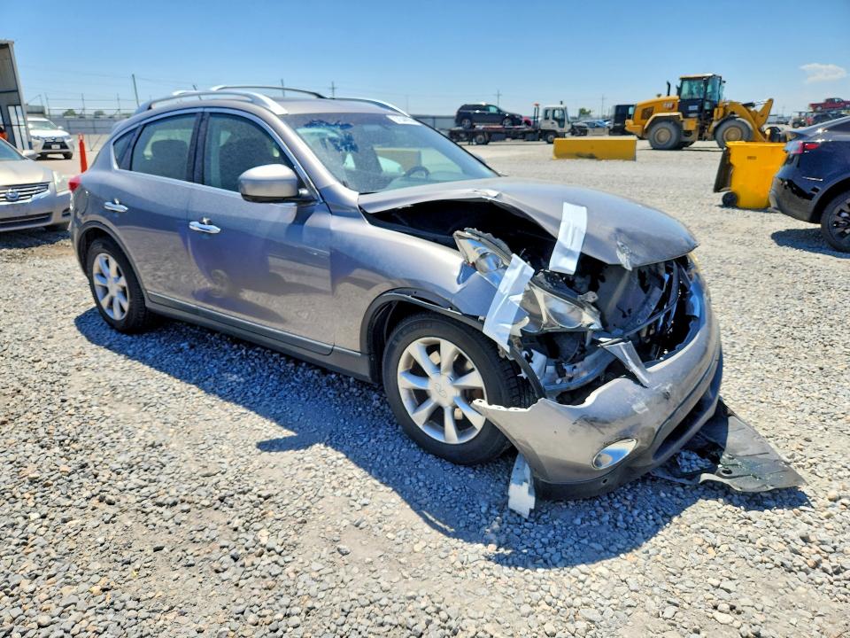 2010 Infiniti Ex35 VIN JN1AJ0HR4AM754438 COPART salvage auction — FRONT END, Co - Public - Salvage Title, sold $275 on 2026-07-28 (photo 4)