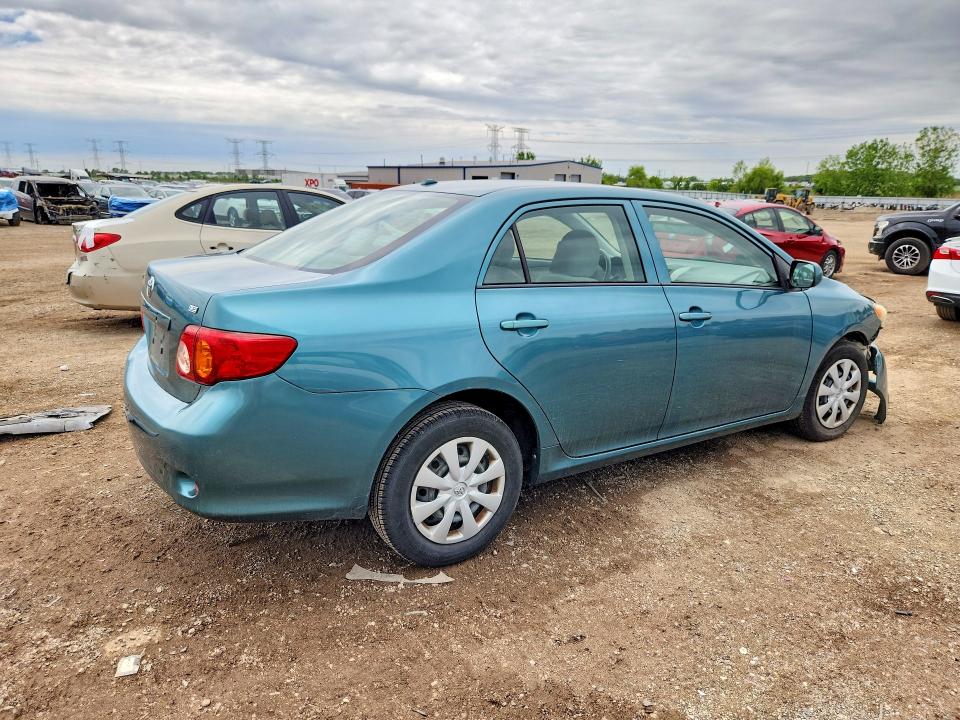 2010 Toyota Corolla VIN JTDBU4EE5A9096312 COPART salvage auction — FRONT END, Il - Salvage Certificate, sold $1,300 on 2026-07-07 (photo 3)