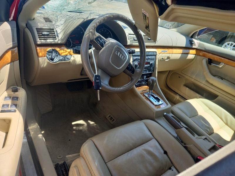 2006 Audi A4 VIN WAUKF78E06A269857 COPART salvage auction — ROOF, Wi - Junked Vehicle Bill Of Sale, sold $200 on 2026-07-28 (photo 8)