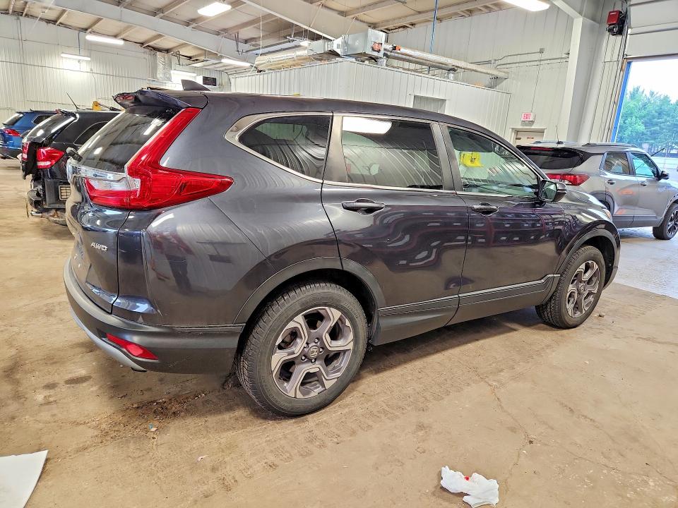 2018 Honda Cr-v VIN 7FARW2H8XJE090860 COPART salvage auction — HAIL, Mn - Cert Of Title-Salvage, sold $10,700 on 2026-07-14 (photo 3)