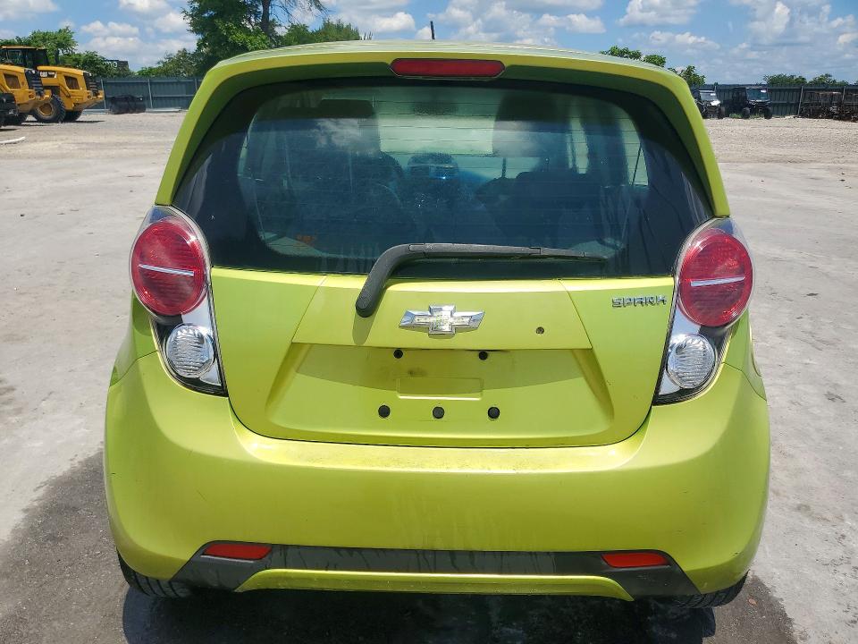 2013 Chevrolet Spark VIN KL8CD6S98DC557803 COPART salvage auction — FRONT END, Il - Certificate Of Title, sold $450 on 2026-07-13 (photo 6)