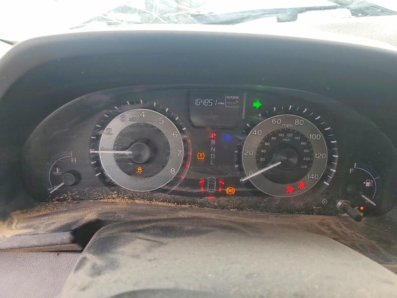 2012 Honda Odyssey VIN 5FNRL5H63CB059411 COPART salvage auction — FRONT END, NM - CERT OF TITLE-SALVAGE, sold $875 on 2026-07-24 (photo 9)