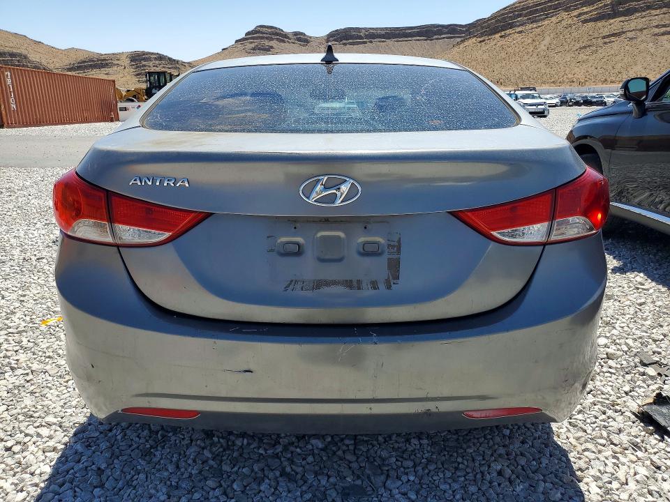 2012 Hyundai Elantra VIN KMHDH4AE7CU282285 COPART salvage auction — MECHANICAL, Nv - Certificate Of Title, sold $125 on 2026-07-08 (photo 6)