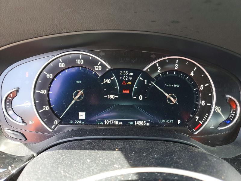2019 BMW 5er VIN WBAJA7C50KG911129 COPART salvage auction — FRONT END, Va - Cert Of Title - Salvage, sold $9,300 on 2026-07-08 (photo 9)