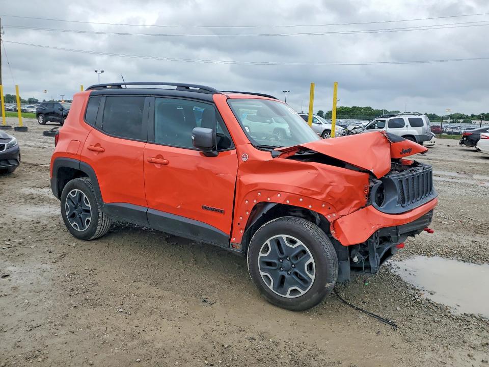 2016 Jeep VIN ZACCJBCT8GPD48385 COPART salvage auction — FRONT END, In - Cert Of Title-Salvage Title, sold $700 on 2026-08-14 (photo 4)