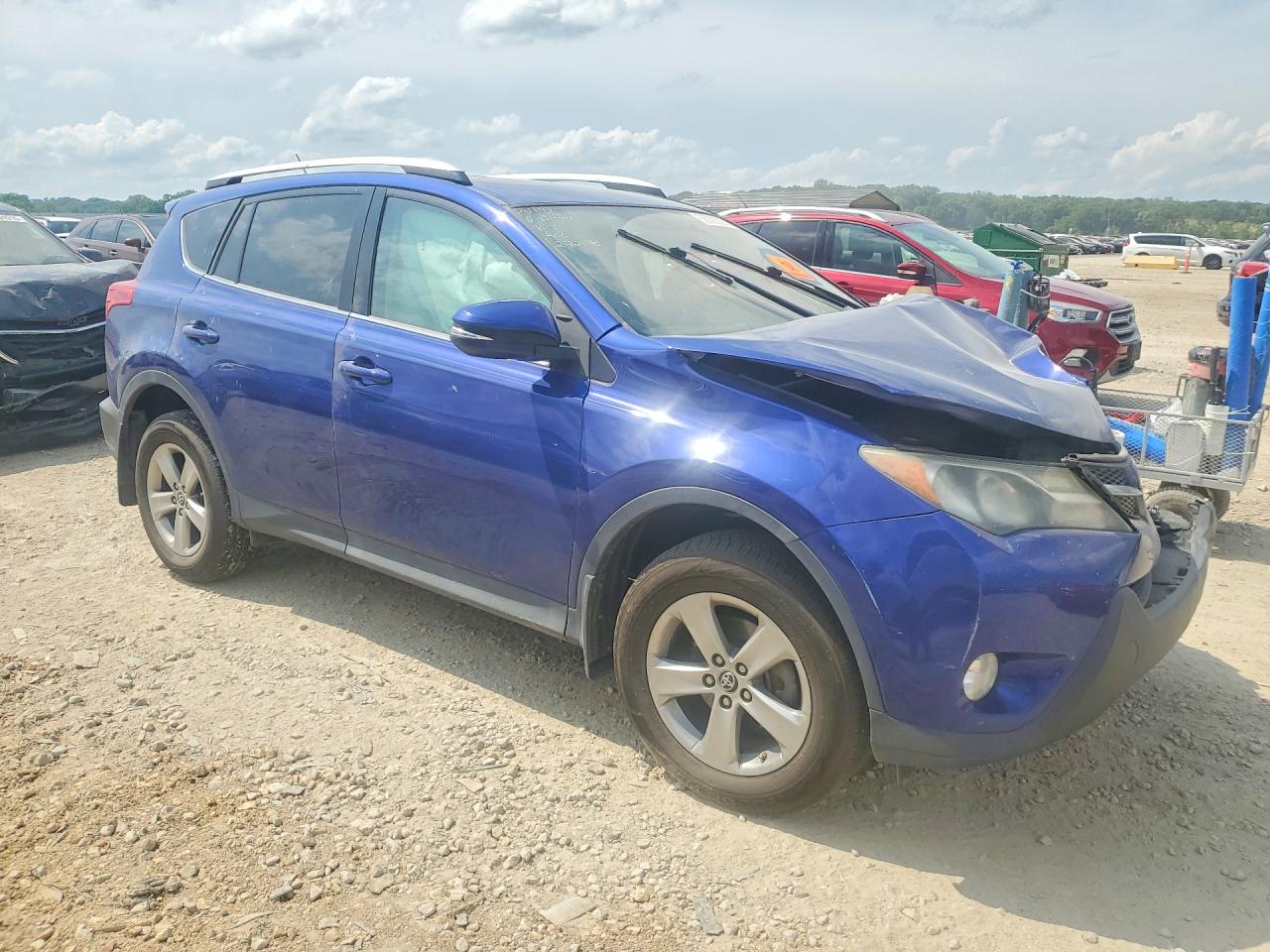2015 Toyota RAV4 VIN 2T3WFREV6FW190411 COPART salvage auction — Front End, KS - CERT OF TITLE-SALVAGE, sold $1,850 on 2026-07-09 (photo 4)