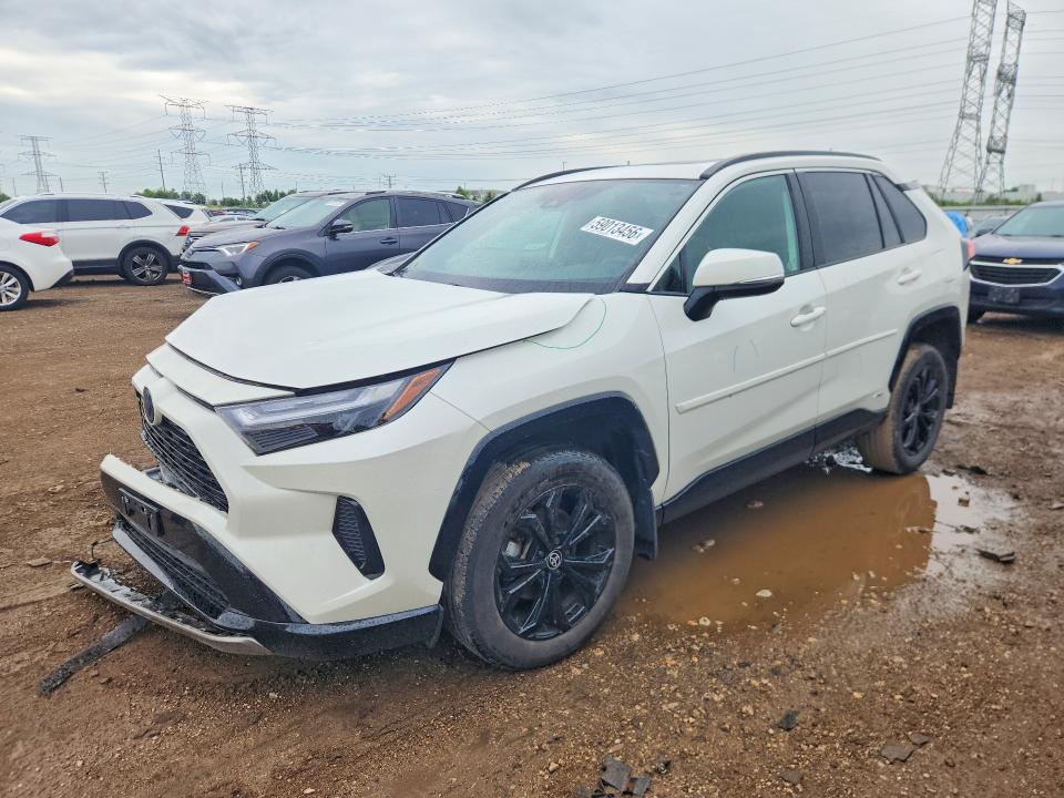 2022 Toyota Rav 4 VIN 4T3T6RFV6NU076196 COPART salvage auction — FRONT END, Il - Salvage Certificate, sold $14,000 on 2026-07-30 (photo 1)