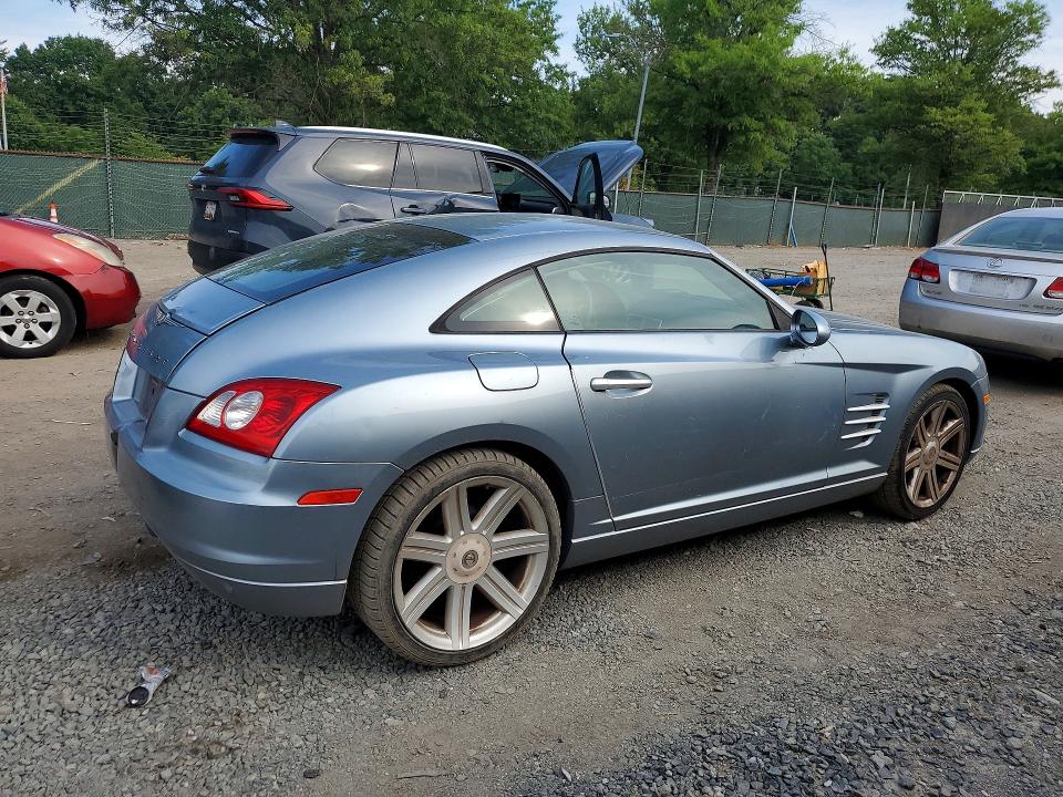 2005 Chrysler Crossfire VIN 1C3AN69L95X055944 COPART salvage auction — REAR END, Ct - Cert Of Title-Salvage, sold $525 on 2026-07-07 (photo 3)
