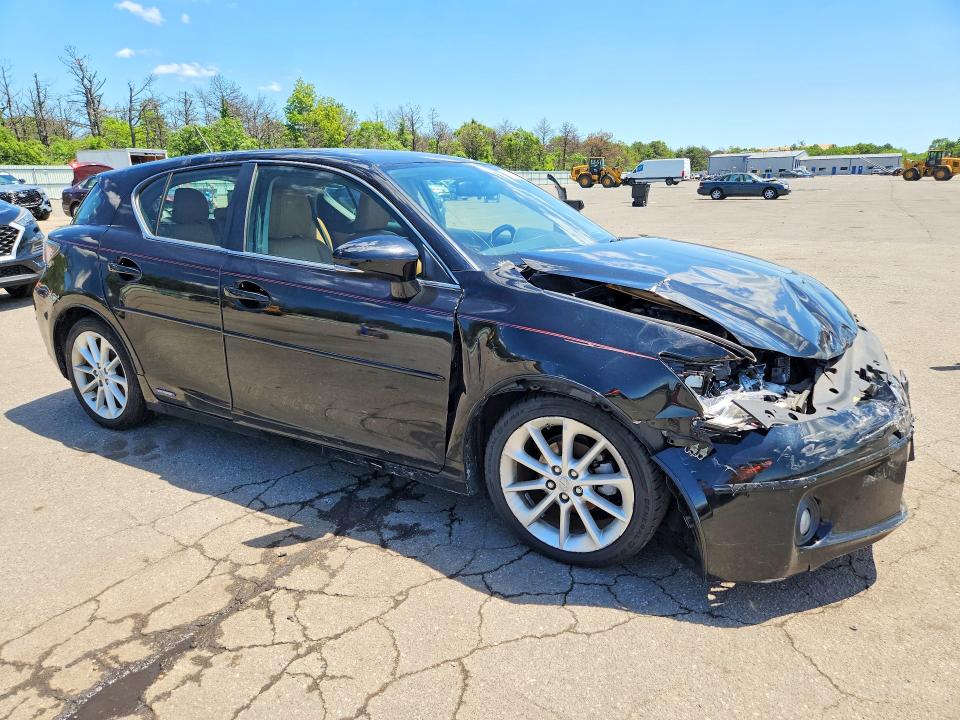 2011 Lexus Ct 200 VIN JTHKD5BH6B2010339 COPART salvage auction — FRONT END, Ny - Mv-907A Salvage Certificate, sold $1,650 on 2026-07-08 (photo 4)