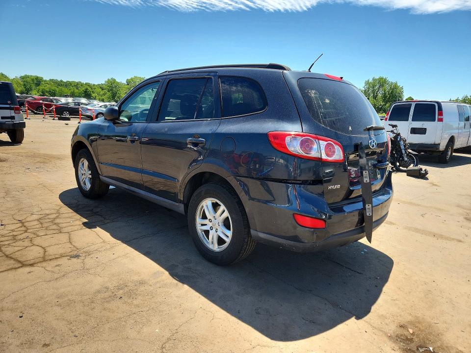 2011 Hyundai Santa fe VIN 5XYZGDAB5BG070066 COPART salvage auction — REAR END, Ct - Cert Of Title-Salvage, sold $950 on 2026-07-10 (photo 2)