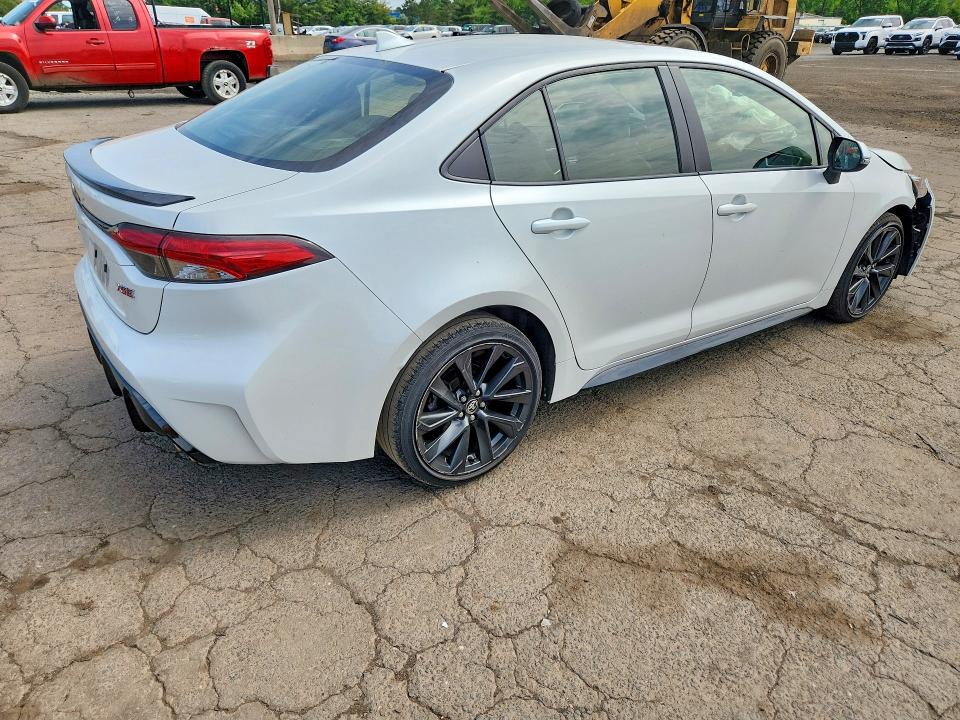 2024 Toyota Corolla VIN JTDT4MCE0RJ105998 COPART salvage auction — FRONT END, Ca - Salvage Certificate, sold $7,600 on 2026-07-10 (photo 3)