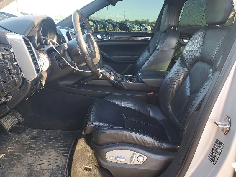 2012 Porsche Cayenne VIN WP1AA2A26CLA09784 COPART salvage auction — WATER/FLOOD, Mi - Cert Of Title-Flood Vehicle, sold $1,150 on 2026-07-10 (photo 7)