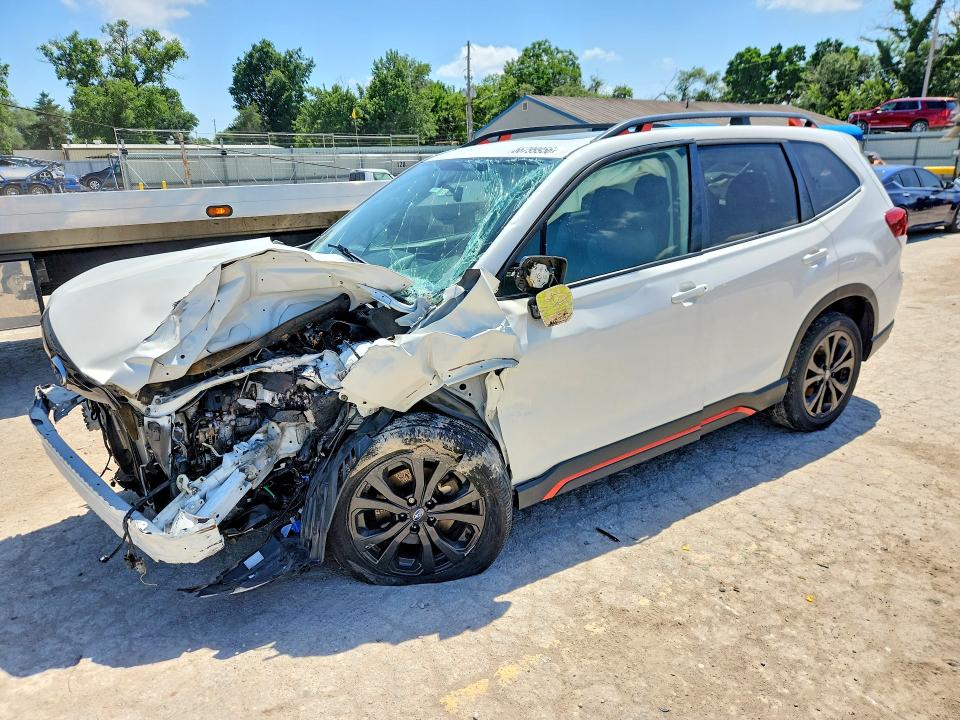 2019 Subaru Forester VIN JF2SKAKC2KH516379 COPART salvage auction — FRONT END, Ks - Cert Of Title-Salvage, sold $375 on 2026-07-08 (photo 1)