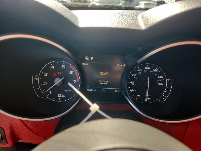 2020 Alfa romeo Stelvio VIN ZASPAKAN8L7C91447 COPART salvage auction — REAR END, Il - Salvage Certificate, sold $3,950 on 2026-07-30 (photo 9)