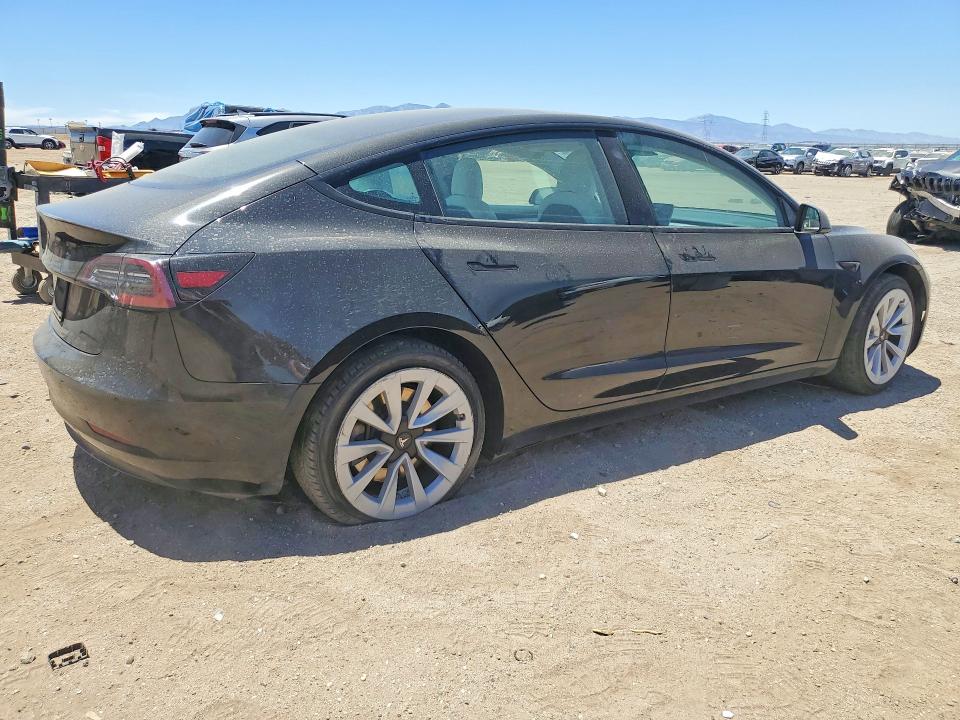 2021 Tesla Model 3 VIN 5YJ3E1EA3MF062330 COPART salvage auction — SIDE, Ca - Salvage Certificate, sold $4,150 on 2026-07-06 (photo 3)