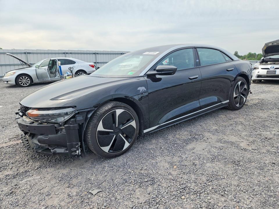 2023 Lucid VIN 50EA1TEA3PA004760 COPART salvage auction — FRONT END, Va - Cert Of Title - Salvage, sold $10,800 on 2026-07-29 (photo 1)