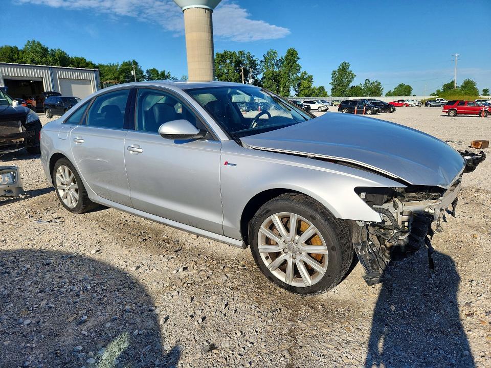 2012 Audi A6 VIN WAUHGAFC3CN041572 COPART salvage auction — FRONT END, Mi - Certificate Of Title, sold $200 on 2026-07-23 (photo 4)