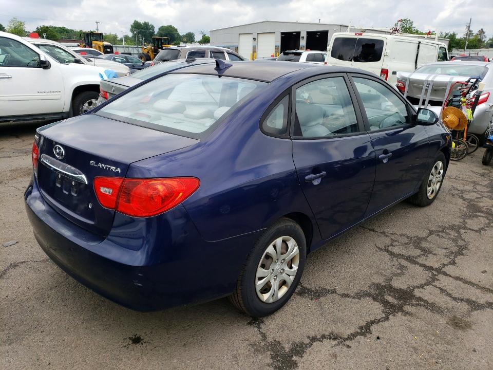 2010 Hyundai Elantra VIN KMHDU4AD8AU940602 COPART salvage auction — FRONT END, CT - CERT OF TITLE-SALVAGE, sold $475 on 2026-07-02 (photo 3)