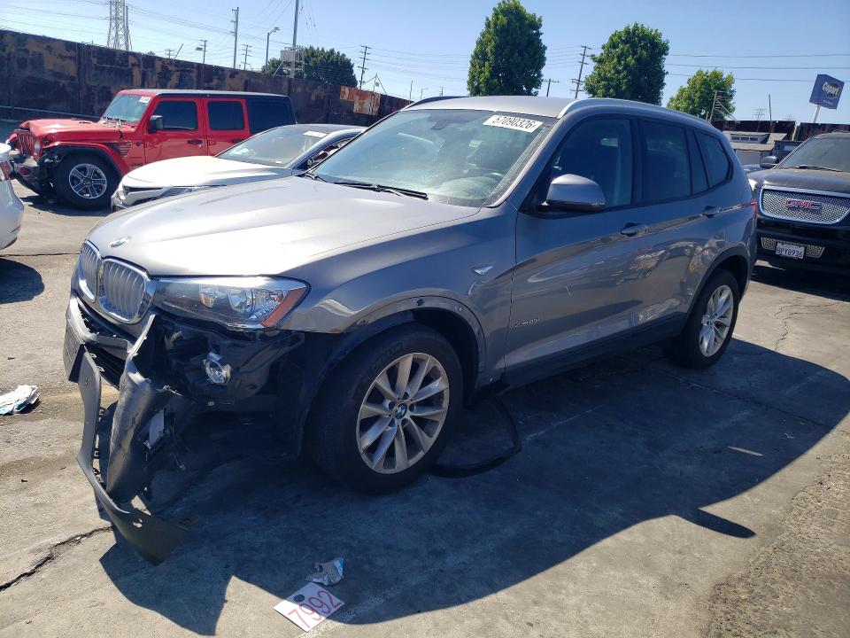 2016 BMW VIN 5UXWX9C54G0D68694 COPART salvage auction — FRONT END, Ca - Salvage Certificate, sold $4,100 on 2026-07-06 (photo 1)