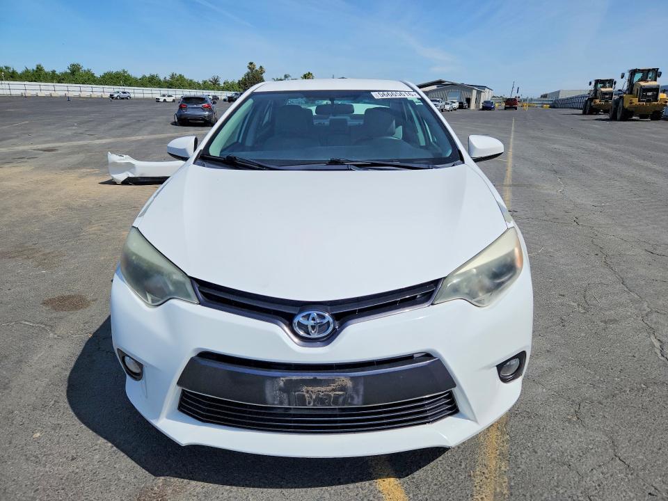 2015 Toyota Corolla VIN 5YFBURHE5FP214269 COPART salvage auction — REAR END, Ca - Salvage Certificate, sold $1,200 on 2026-07-30 (photo 5)