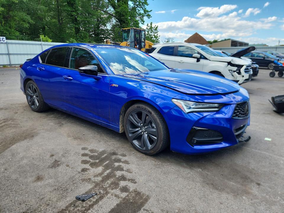 2022 Acura Tlx VIN 19UUB5F53NA003585 COPART salvage auction — REAR END, Pa - Certificate Of Salvage, sold $16,200 on 2026-07-02 (photo 4)