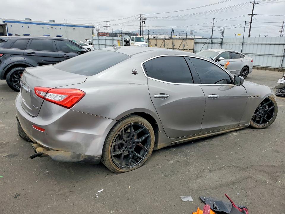 2015 Maserati Ghibli VIN ZAM57RTA6F1149408 COPART salvage auction — REAR END, Ca - Salvage Certificate, sold $1,100 on 2026-07-13 (photo 3)