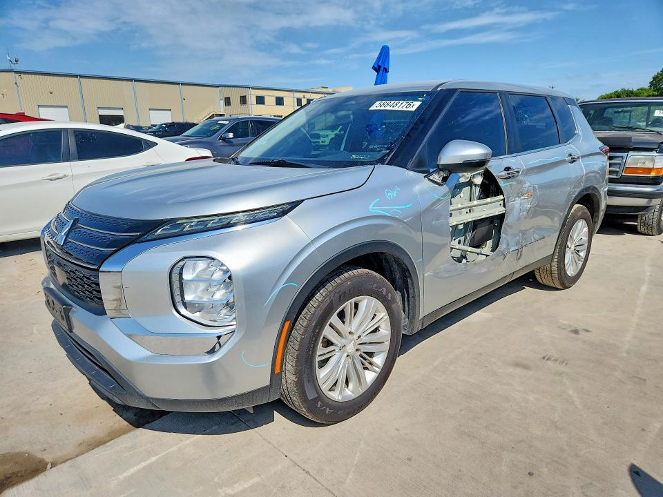 2022 Mitsubishi Outlander VIN JA4J3TA85NZ015236 COPART salvage auction — SIDE, Tx - Certificate Of Title (P), sold $550 on 2026-07-23 (photo 1)
