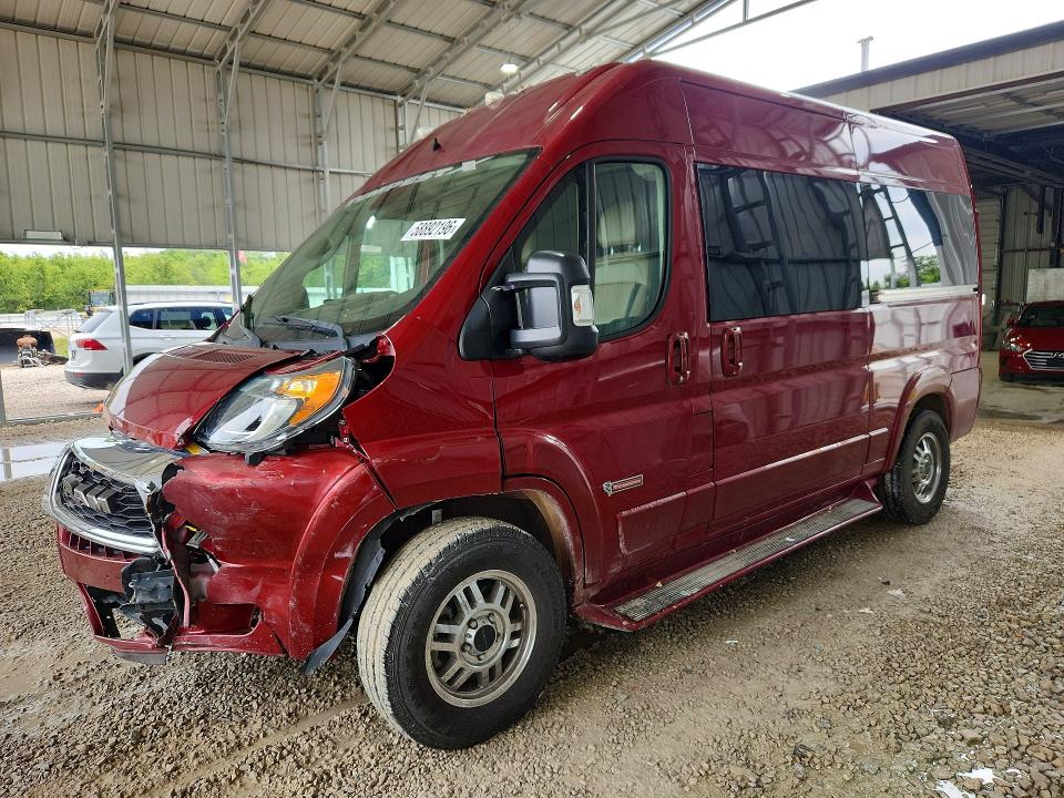 2021 Ram Promaster city VIN 3C6LRVBG6ME526955 — COPART salvage auction photo
