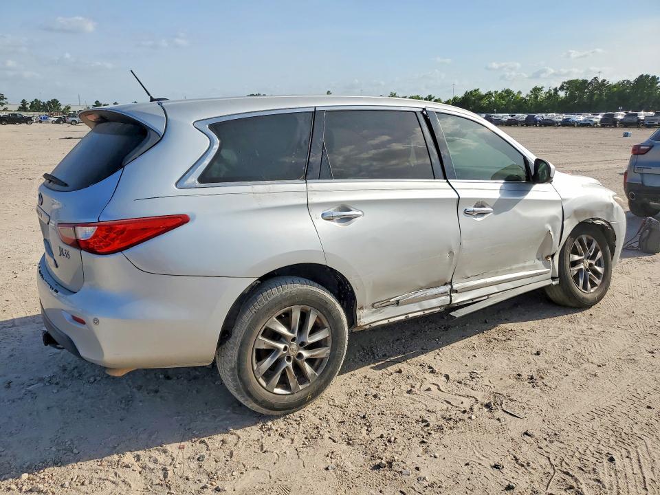 2013 Infiniti Jx VIN 5N1AL0MN5DC316222 COPART salvage auction — FRONT END, Tx - Bonded Title - Salvage (P), sold $500 on 2026-07-10 (photo 3)