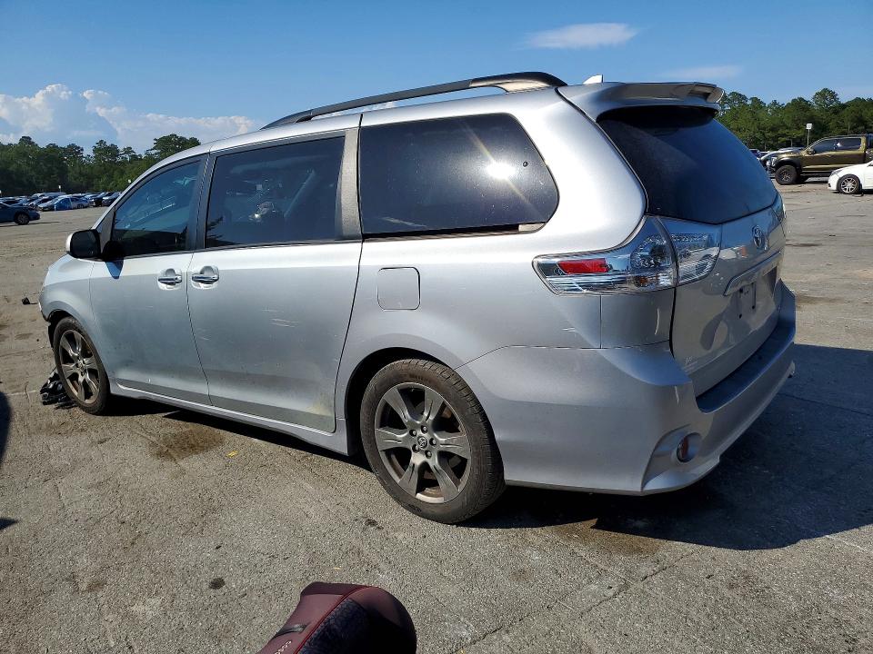2018 Toyota Sienna VIN 5TDXZ3DC1JS953177 COPART salvage auction — FRONT END, Ga - Cert Of Title-Salvage, sold $375 on 2026-07-23 (photo 2)