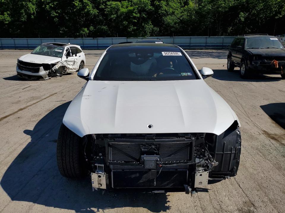 2025 Mercedes-benz E-klasse VIN W1KLF6BB3SA120312 COPART salvage auction — FRONT END, Pa - Certificate Of Salvage, sold $36,250 on 2026-07-09 (photo 5)